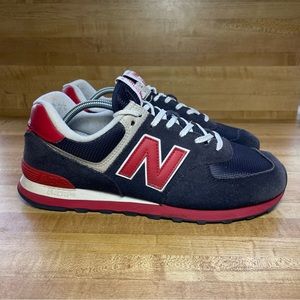 New Balance Classic 574 Size 12 Pigment Team Red 2019 Blue Encap Ml574MUA